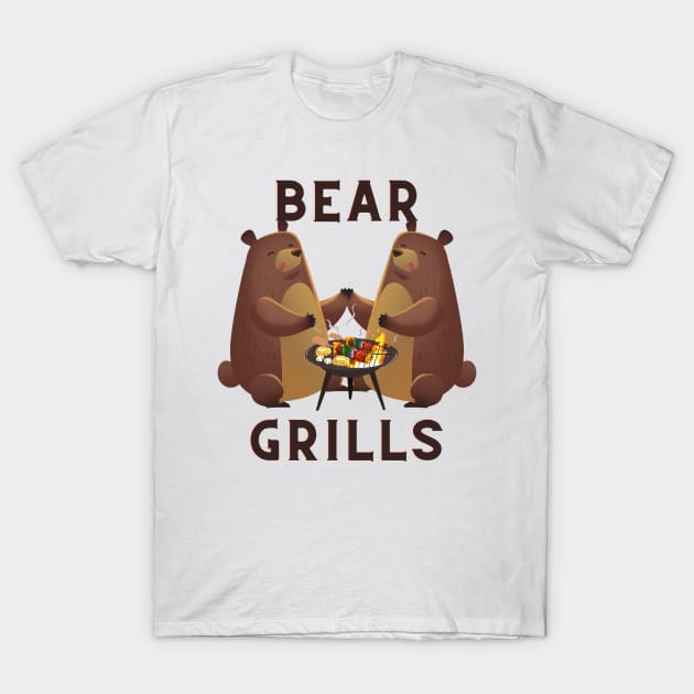 Animal Pun Bear Grills T-Shirt by NewbieTees